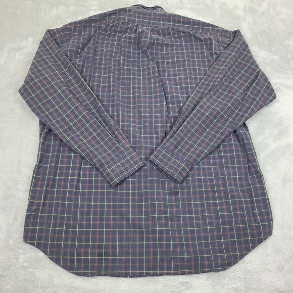 Ralph Lauren‎ Polo Button Down Shirt Mens Large Blake Plaid Preppy Pony - Picture 8 of 8